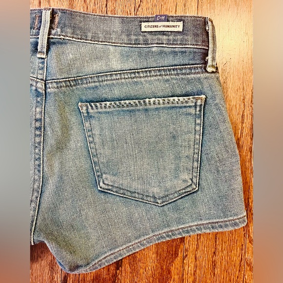 Citizens of Humanity (C of H) Denim Jean Shorts (Size 26) Vintage Blue💙👖🩳🎁🤩 - Picture 5 of 11